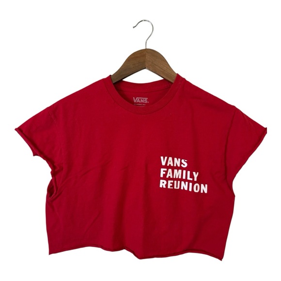 Vans Red Graphic T-Shirt - Picture 2 of 2